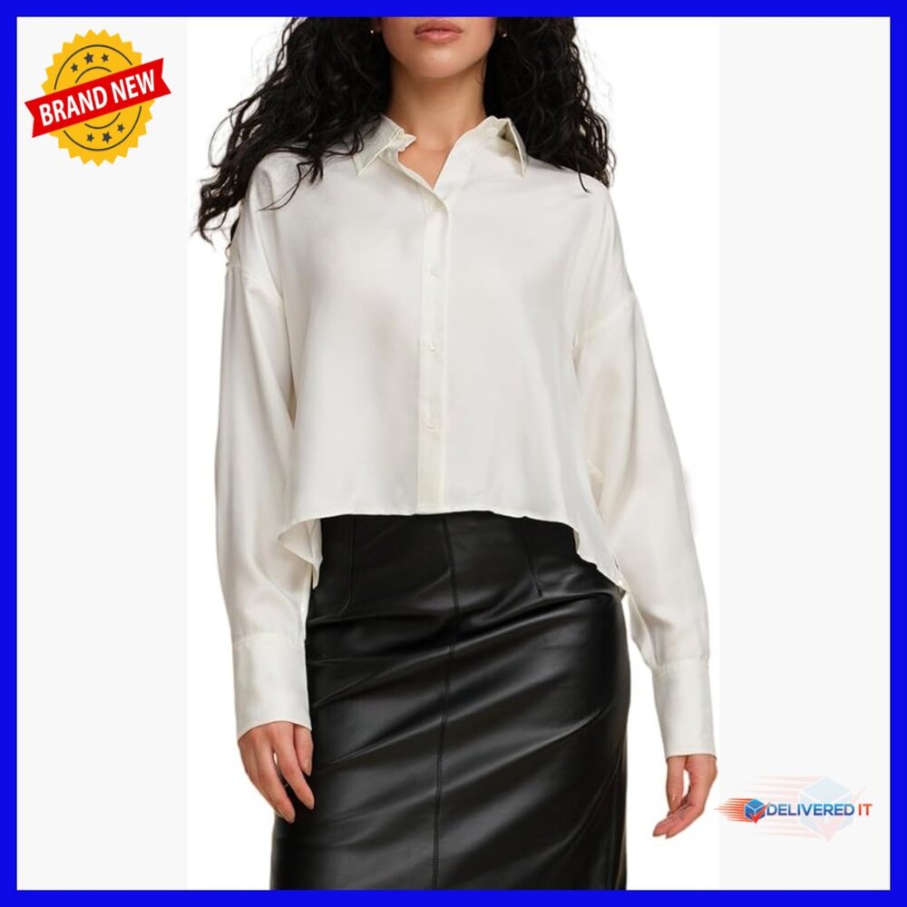 19mm Pure Mulberry Silk Blouse Long Sleeve Button Down Shirt